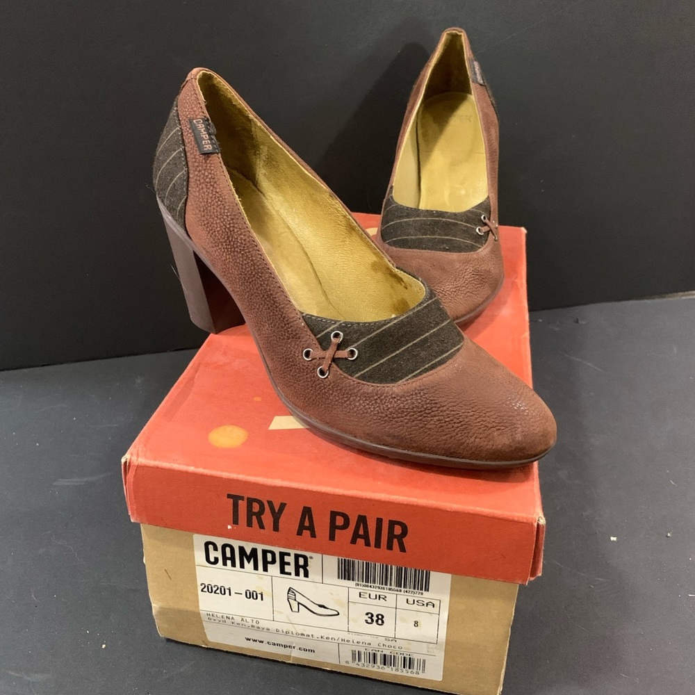 Camper heels size 38. Brand new in box, never worn. Only tried on.